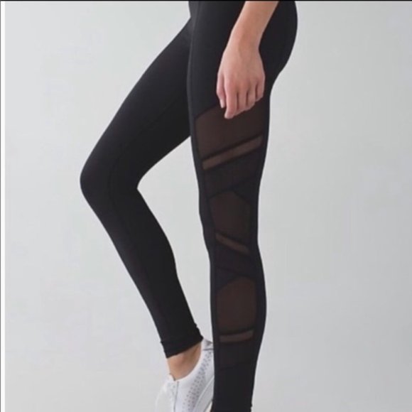 Lululmon Just Breath Mesh Leggings - Picture 1 of 7